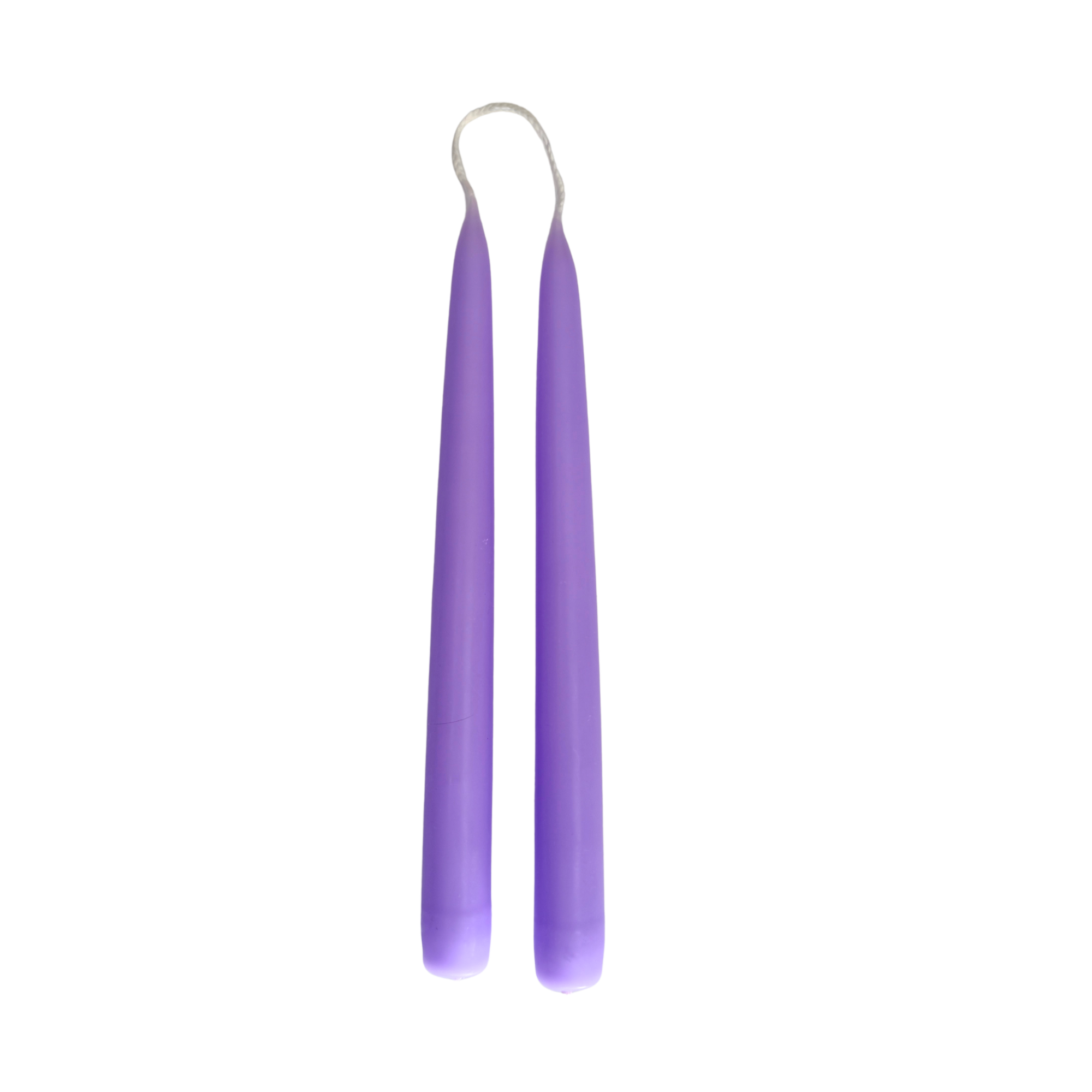 Violet Dinner Candles — Pack of 12