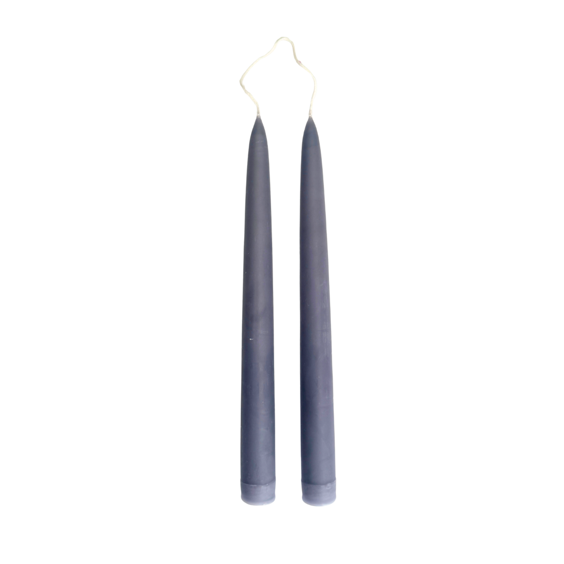 Grey Dinner Candles — Pack of 12