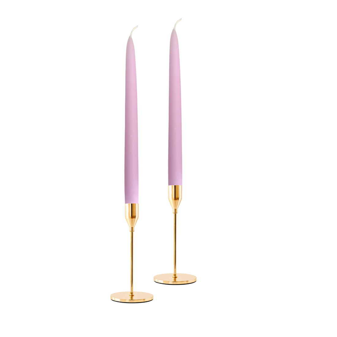 Pastel Pink Dinner Candles — Pack of 12