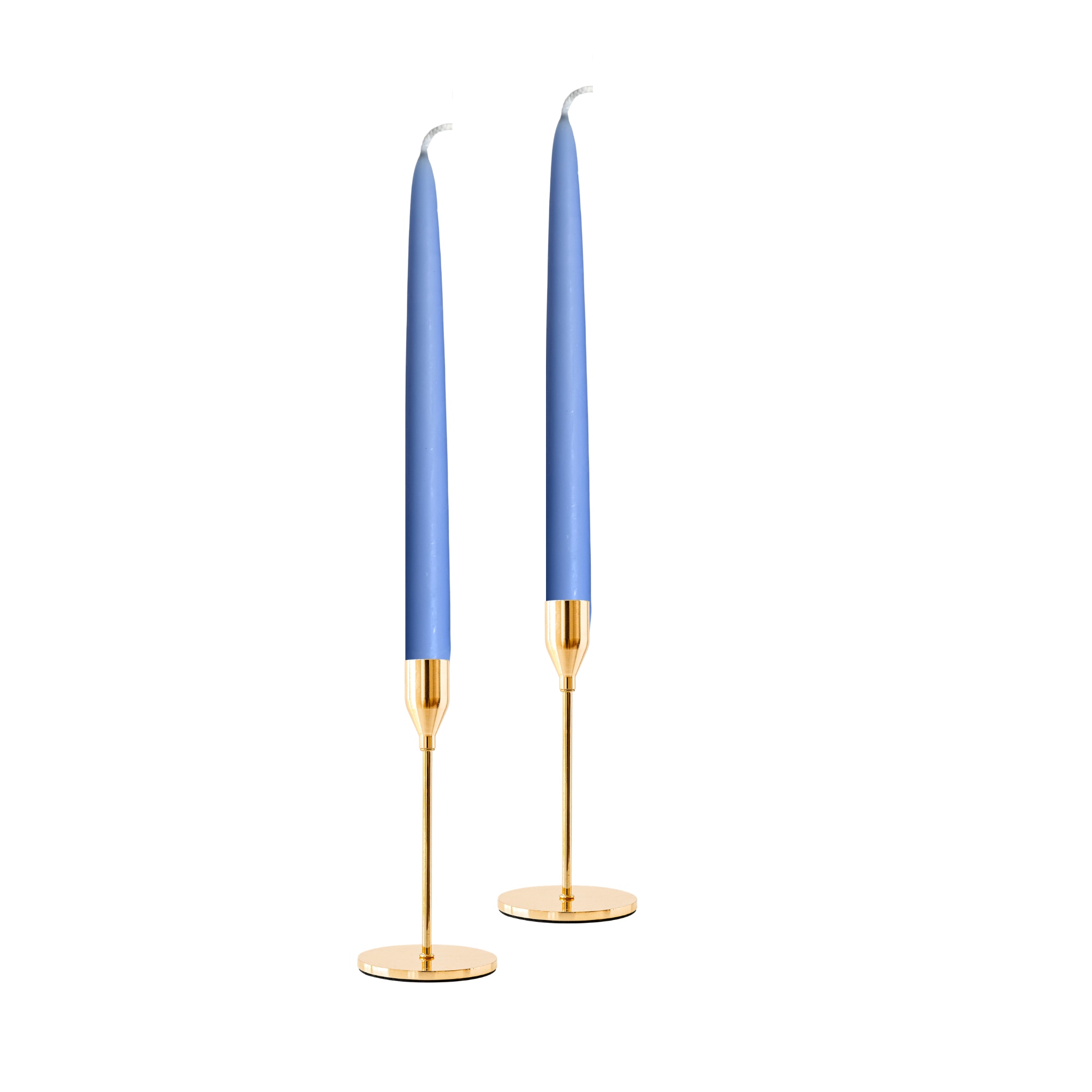 Sky Blue Dinner Candles — Pack of 12