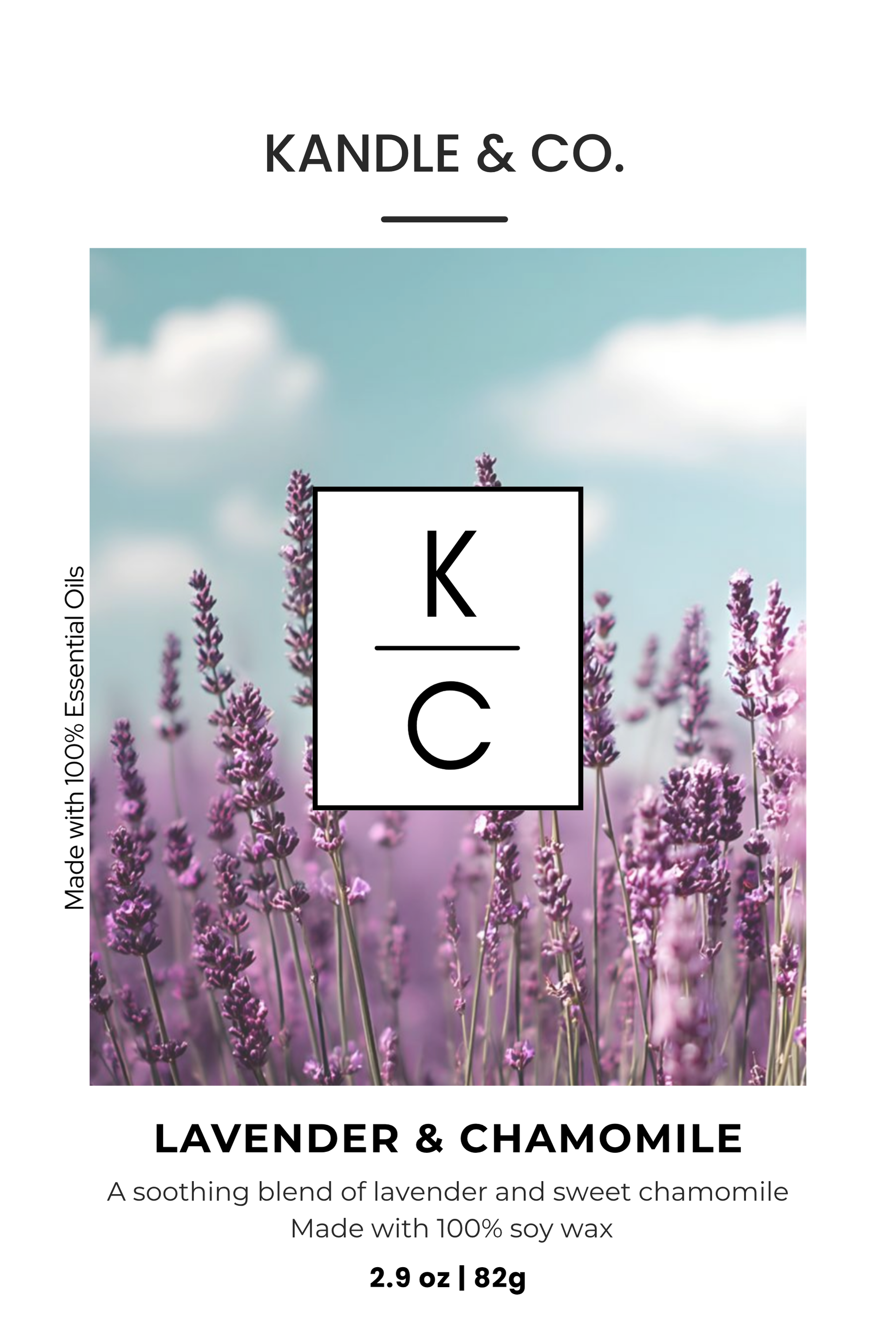 Lavender & Chamomile Soy Wax Melts