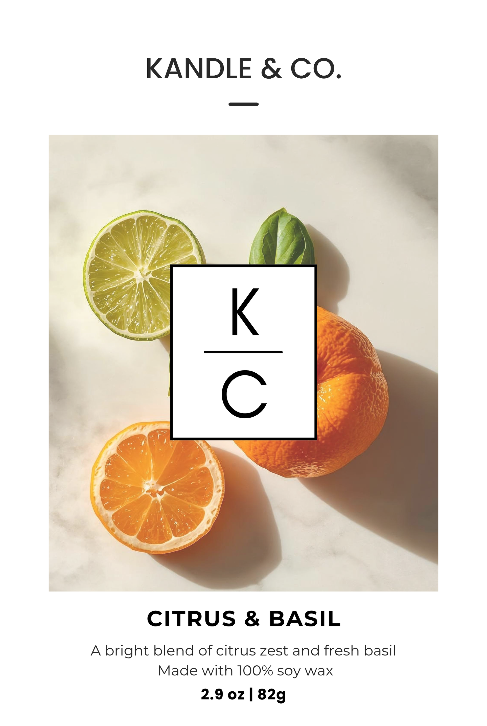 Citrus & Basil Soy Wax Melts